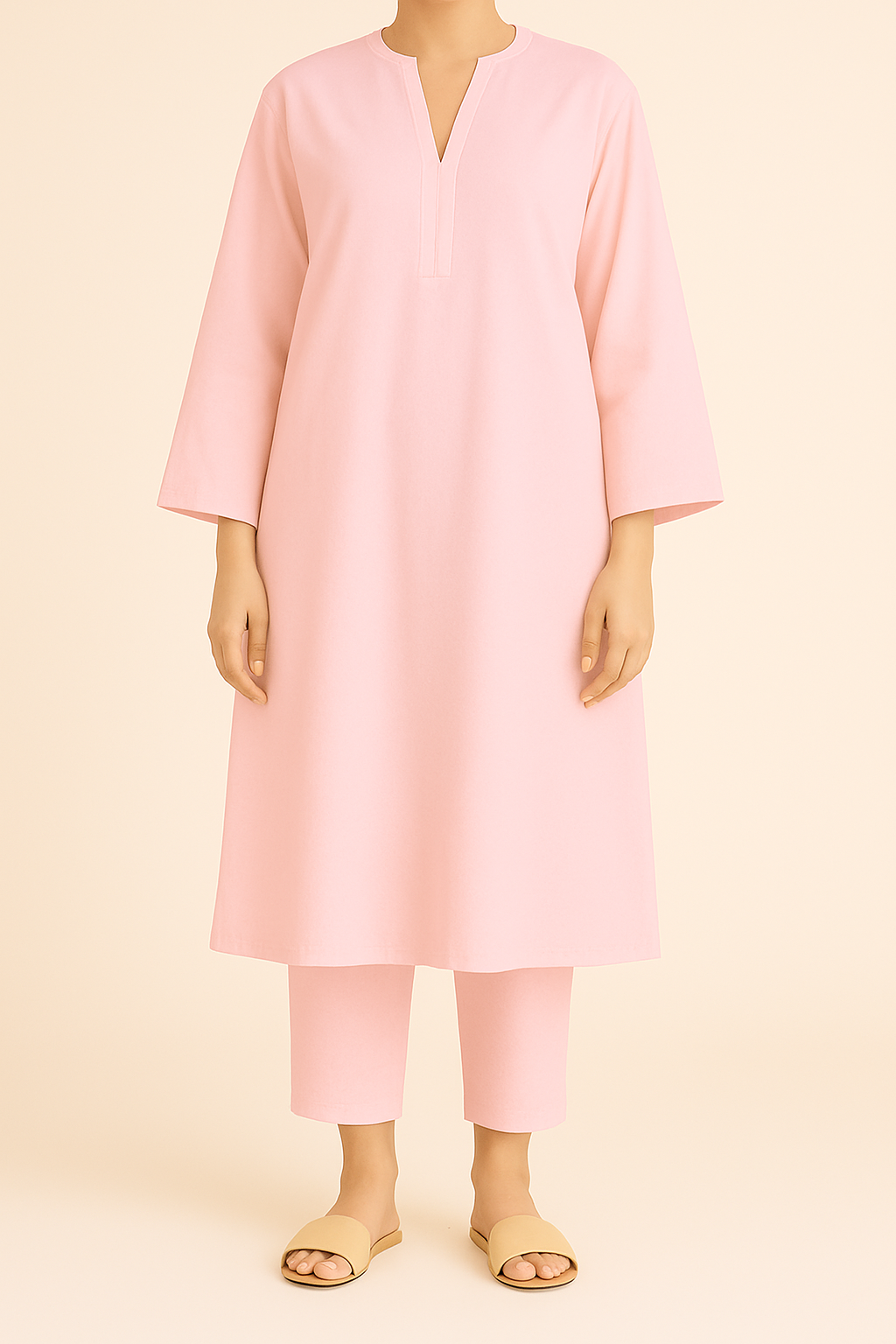 2PC Signature Simplicity Kurta Trouser Co-ord Set
