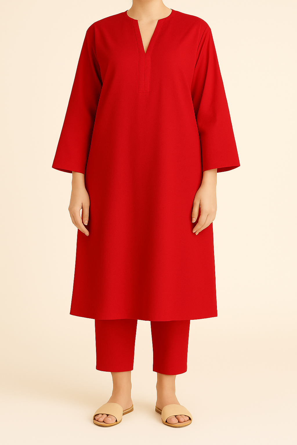 2PC Signature Simplicity Kurta Trouser Co-ord Set