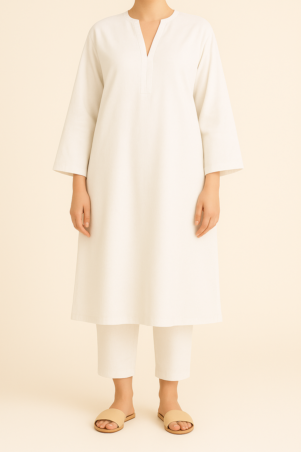 2PC Signature Simplicity Kurta Trouser Co-ord Set