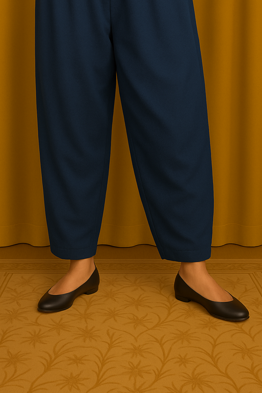 Cotton Basic Shalwar Navy Blue