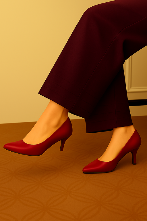 Cotton Farshi Shalwar Plain Maroon