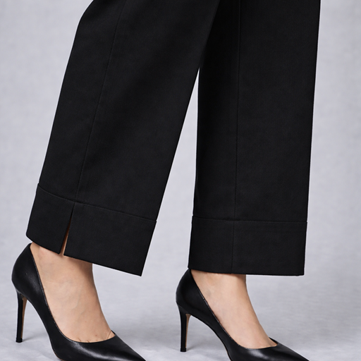 Cambric Side Cut Trouser in black – Akse Wear