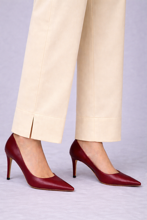 Cambric Side Cut Trouser in ivory – Akse Wear
