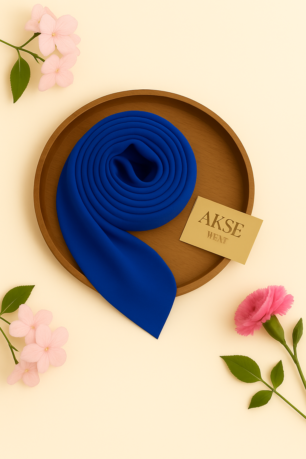 Cool Blue Serenity Chiffon Georgette Hijab / Scarf / Staller