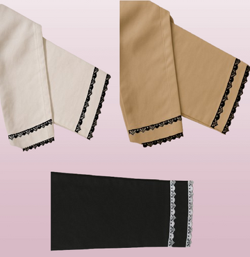 Lace Ribbon Trousers