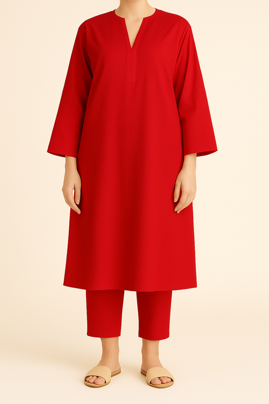 2PC Signature Simplicity Kurta Trouser Co-ord Set