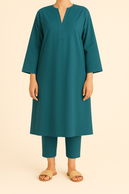 2PC Signature Simplicity Kurta Trouser Co-ord Set