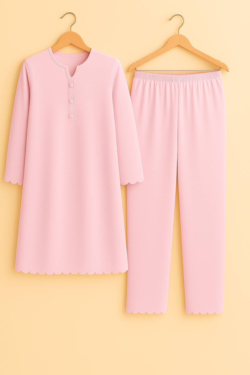 2PC Cut Work Co-Ord Set Kurta Trouser