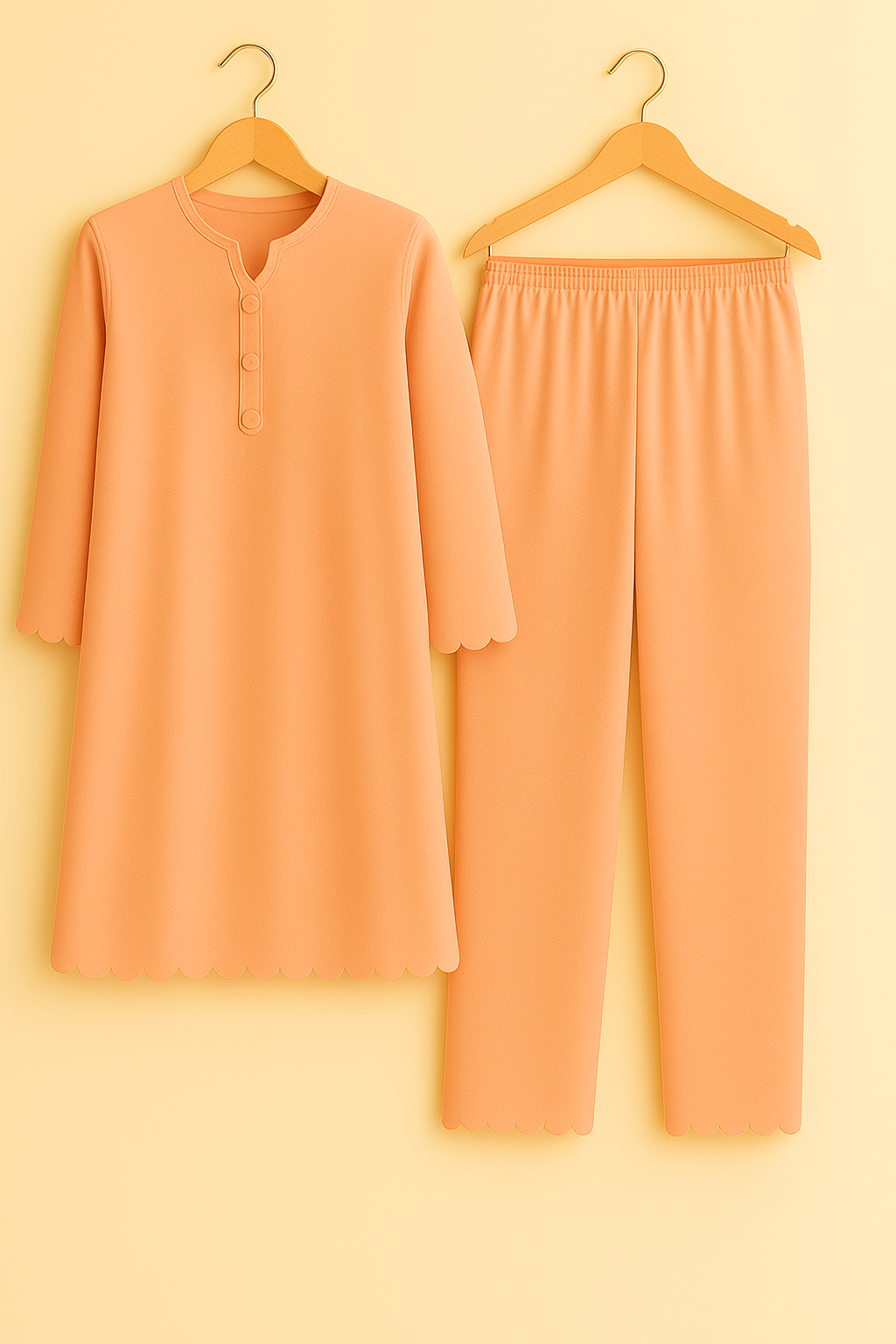 2PC Cut Work Co-Ord Set Kurta Trouser
