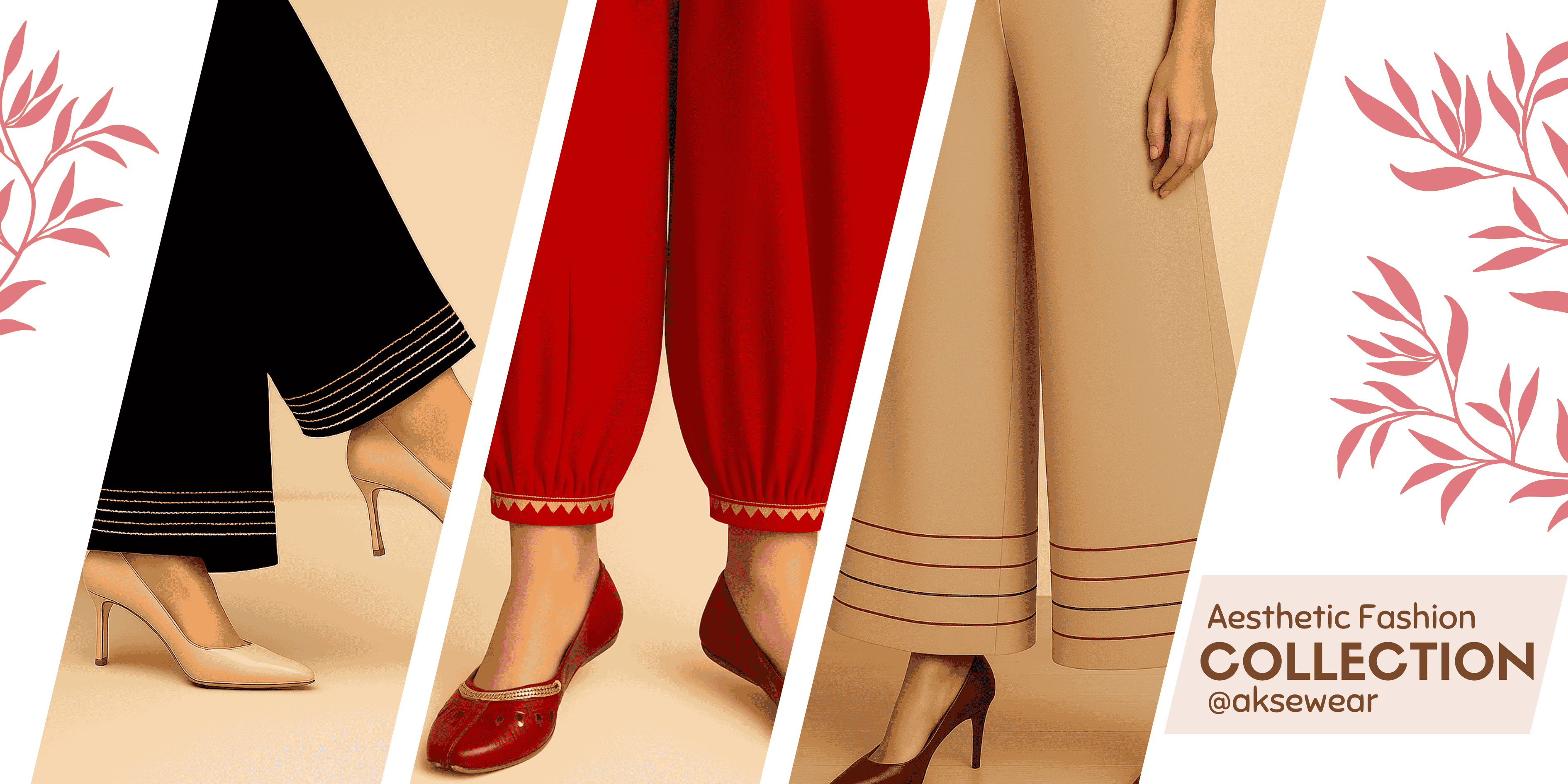 Akse wear Aesthetic Fashion Clothing Collection Banner