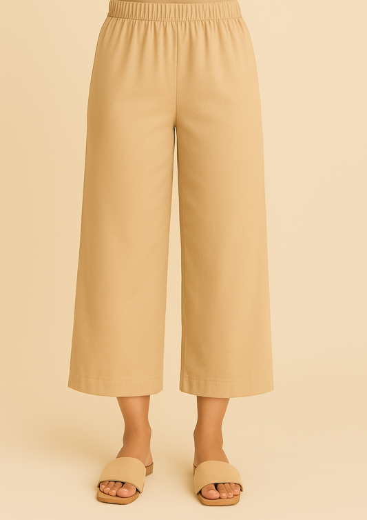 Women's Culotte Trousers | Premium Cotton | Summer Friendly