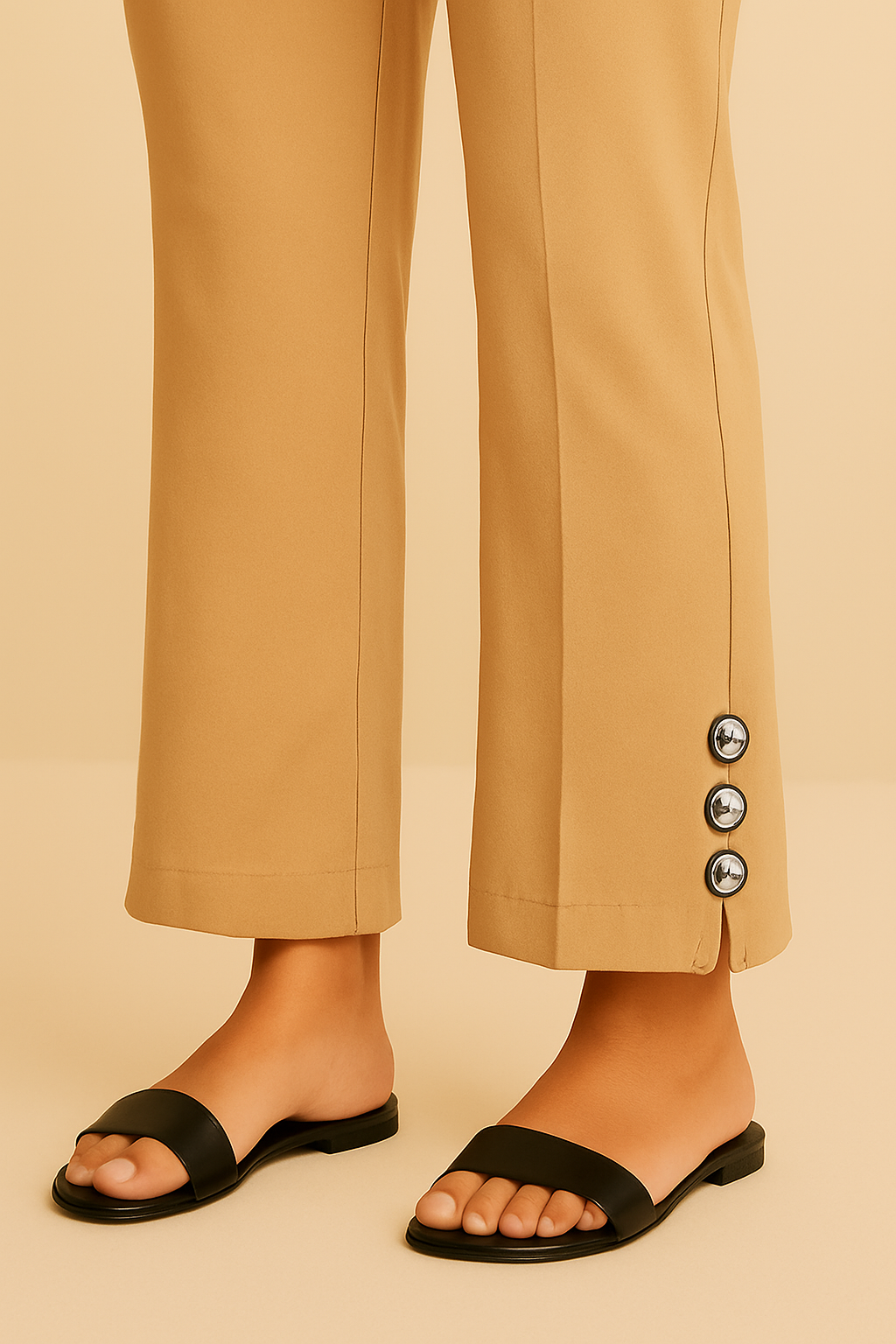 Embellished Trousers with Mirrors | Stylish | Summer Friendly