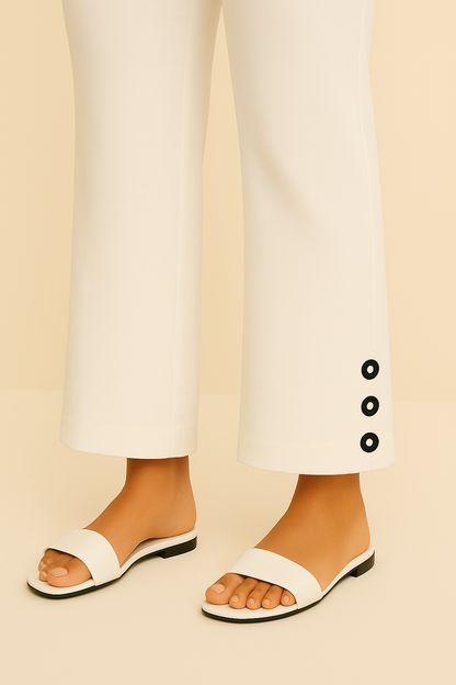 Embellished Trousers with Mirrors | Stylish | Summer Friendly