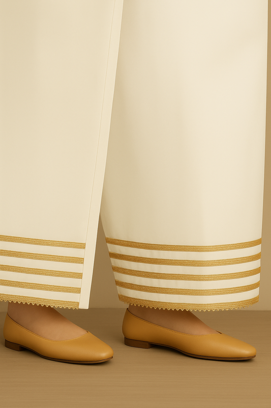 Farshi Shalwar with Gota
