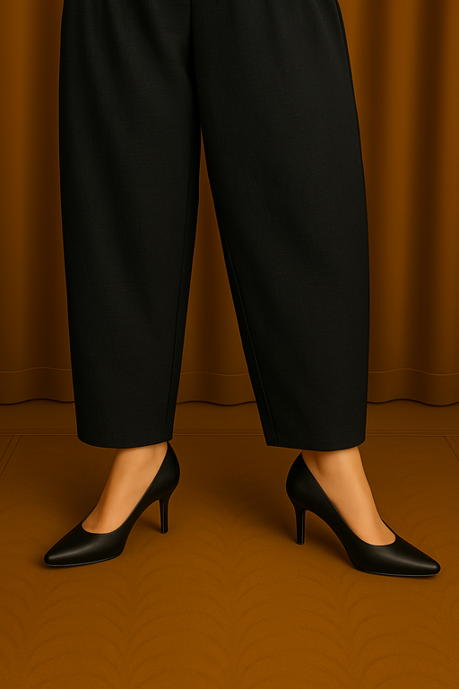 khaddar basic shalwar black color aksewear