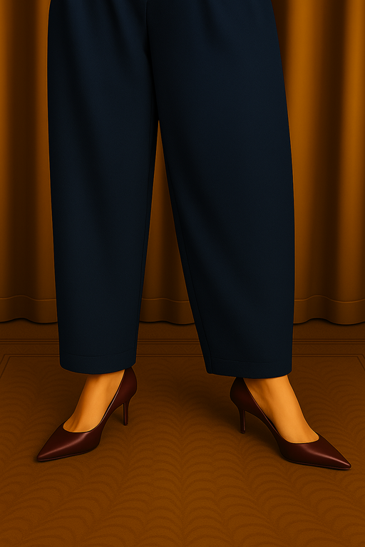 khaddar basic shalwar navy blue