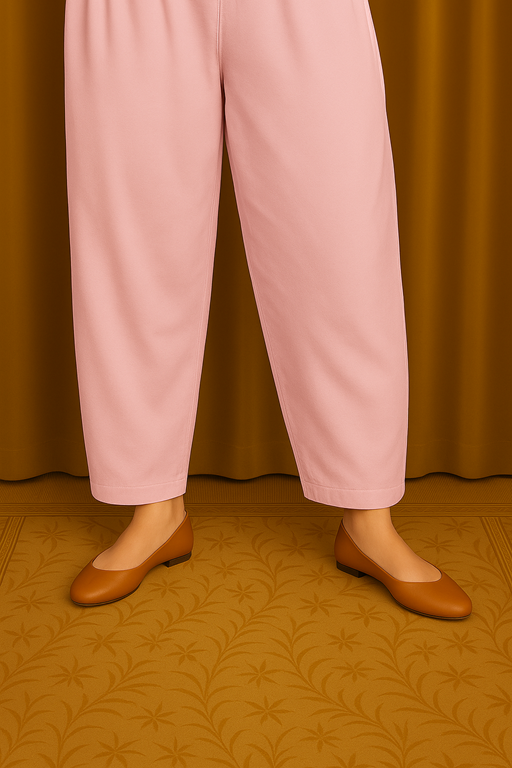 Linen Basic Shalwar Light Pink Color