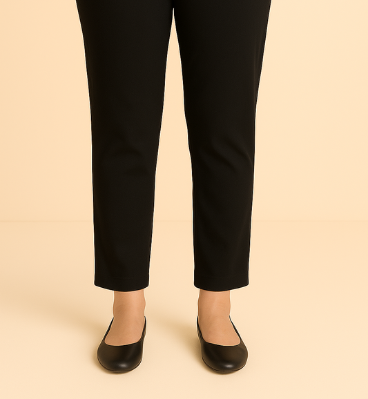 Women's Plain Trousers | Premium Cotton | Summer Friendly