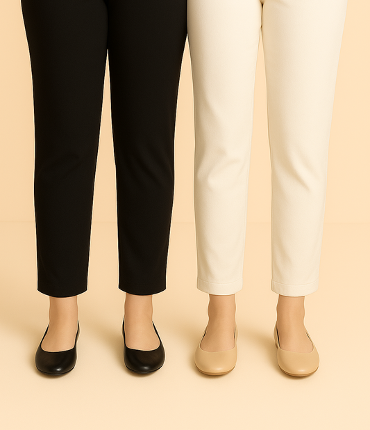 Plain Trousers | Bundle - Pack of 2 | Special Offer | Summer Friendly