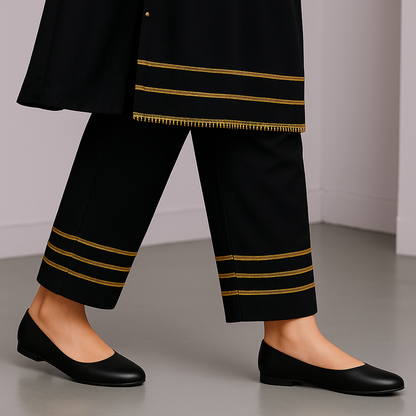 Pack of 3 Trouser with Gotta White-Black-Beige