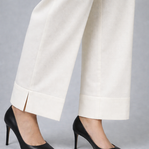 Cambric Side Cut Trouser in white – Akse Wear
