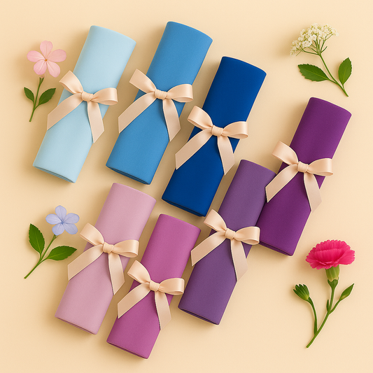 Cool Blue Serenity Chiffon Georgette Hijab / Scarf / Staller
