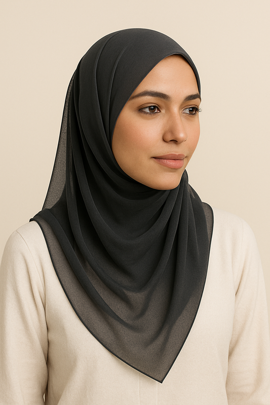 Custom Pack of 4 Box - Plain Chiffon Hijab
