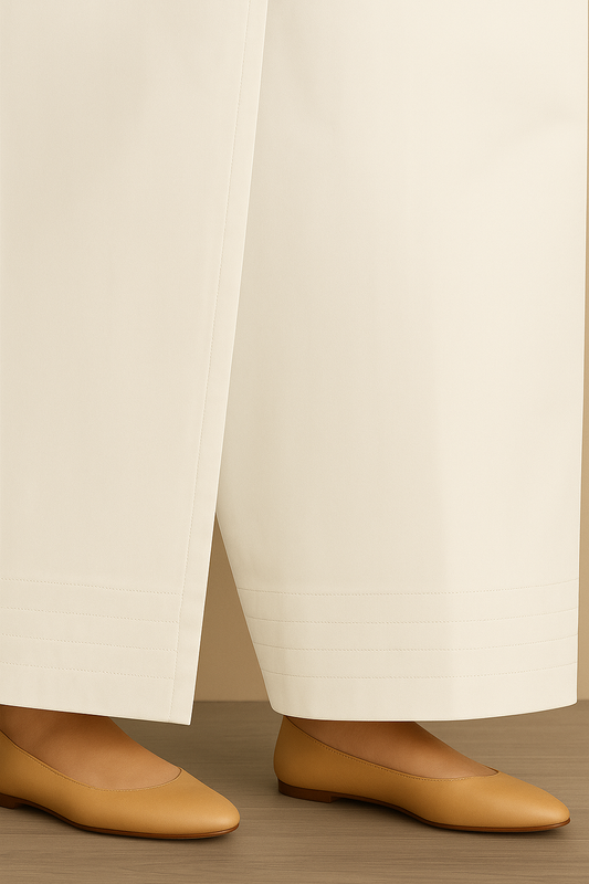 Women's Farshi Shalwar - Plain | Premium Cotton | Comfortable Everyday Wear