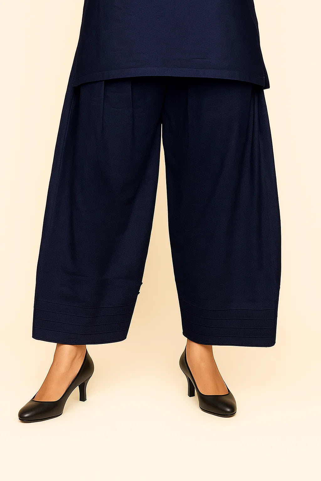 khaddar farshi shalwar plain navy blue