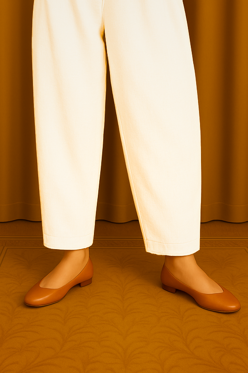 khaddar basic shalwar dull white color aksewear