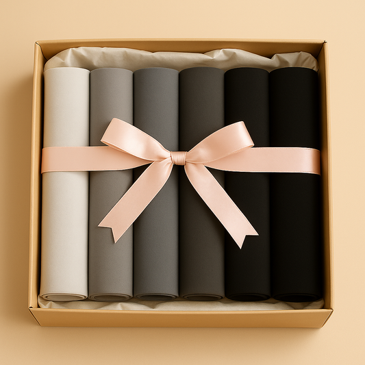 Steel Grace – Box of 6 Chiffon Georgette Hijabs