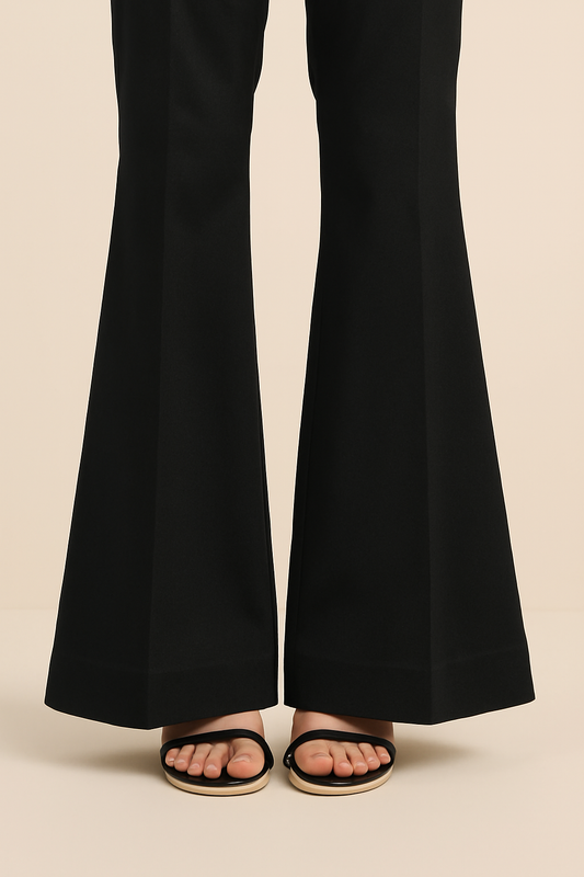 Bell Bottom Trousers | Bundle - Pack of 2 | Black and White | Summer Friendly