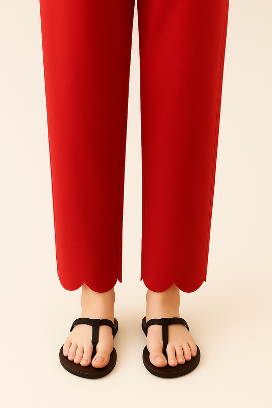 Embellished Trousers with Cut Work | Stylish | Summer Friendly